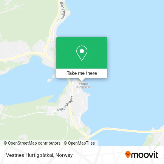 Vestnes Hurtigbåtkai map