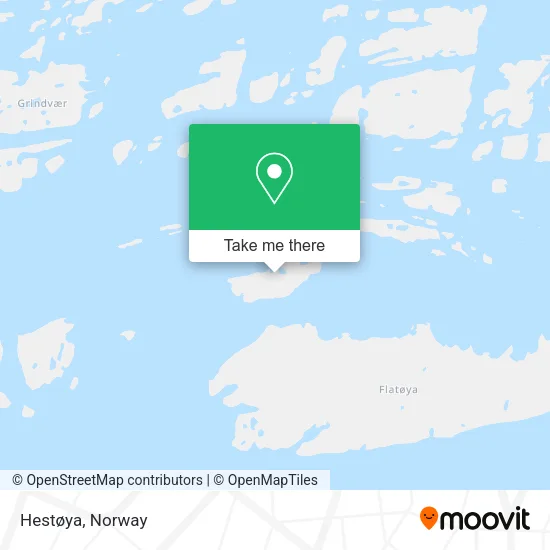 Hestøya map