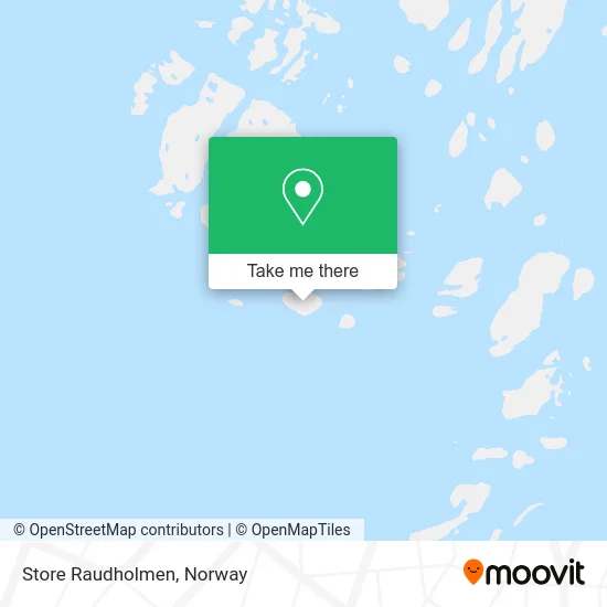 Store Raudholmen map