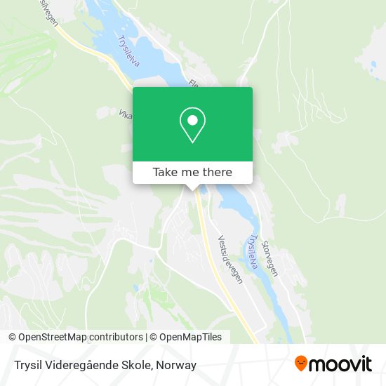 Trysil Videregående Skole map