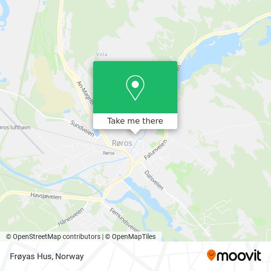 Frøyas Hus map