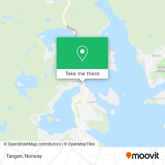 Tangen map