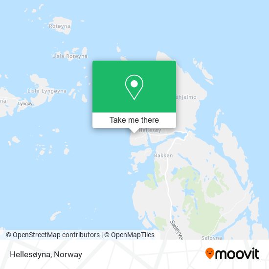 Hellesøyna map