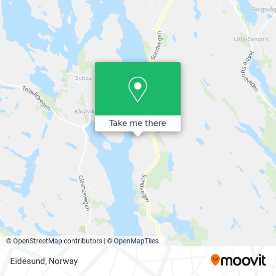 Eidesund map