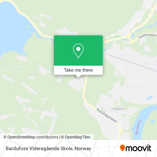 Bardufoss Videregående Skole map