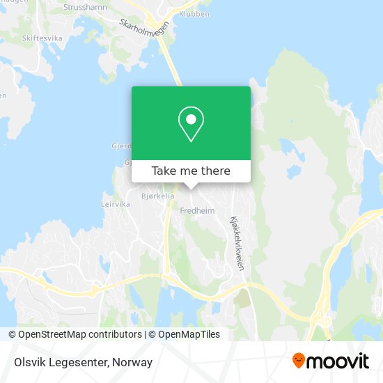 Olsvik Legesenter map