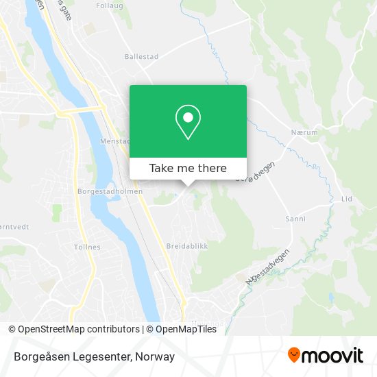 Borgeåsen Legesenter map