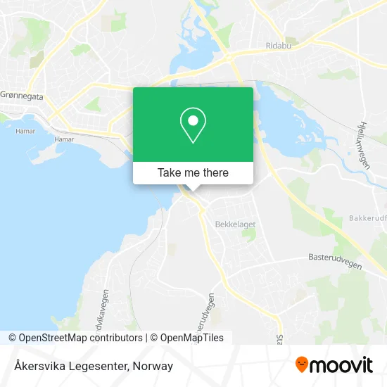 Åkersvika Legesenter map