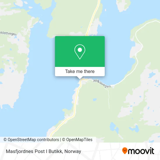 Masfjordnes Post I Butikk map