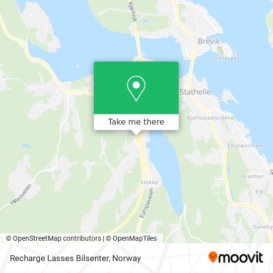 Recharge Lasses Bilsenter map