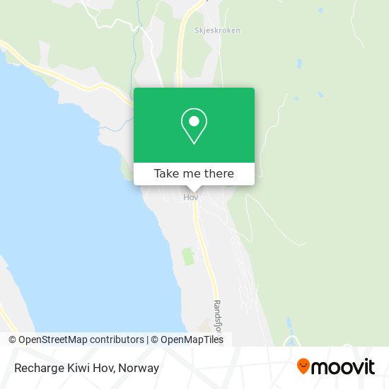 Recharge Kiwi Hov map