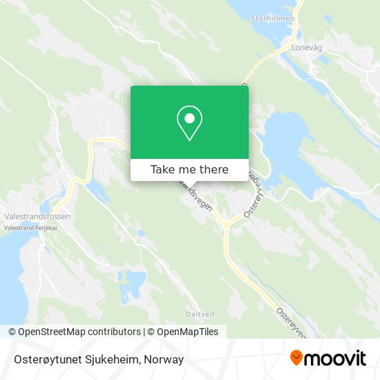 Osterøytunet Sjukeheim map
