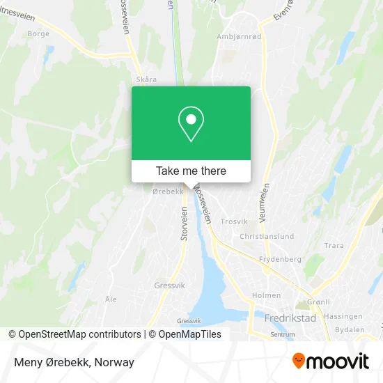 Meny Ørebekk map