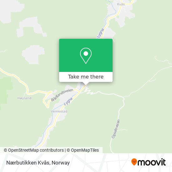 Nærbutikken Kvås map