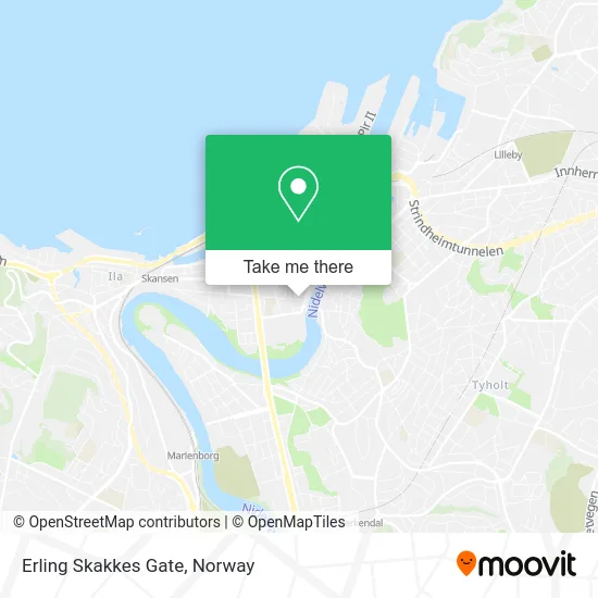 Erling Skakkes Gate map