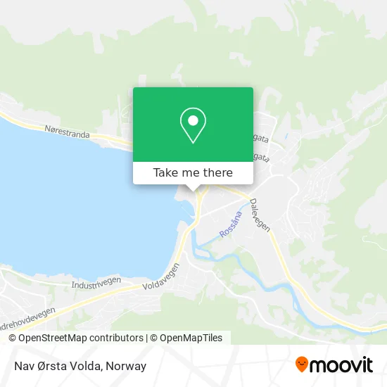 Nav Ørsta Volda map