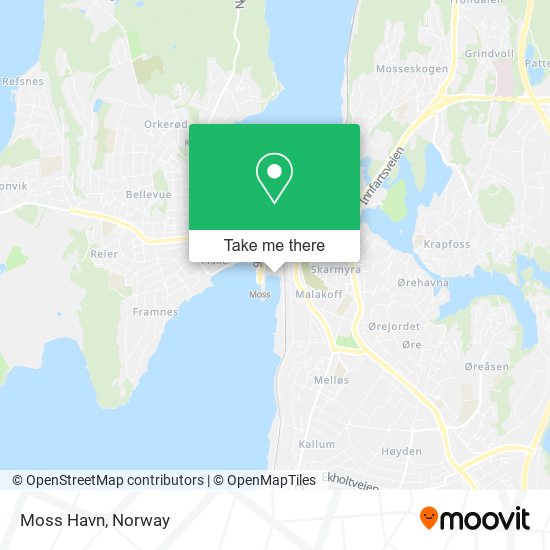 Moss Havn map