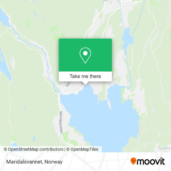 Maridalsvannet map