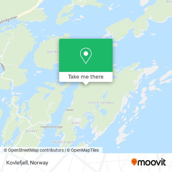 Kovlefjell map