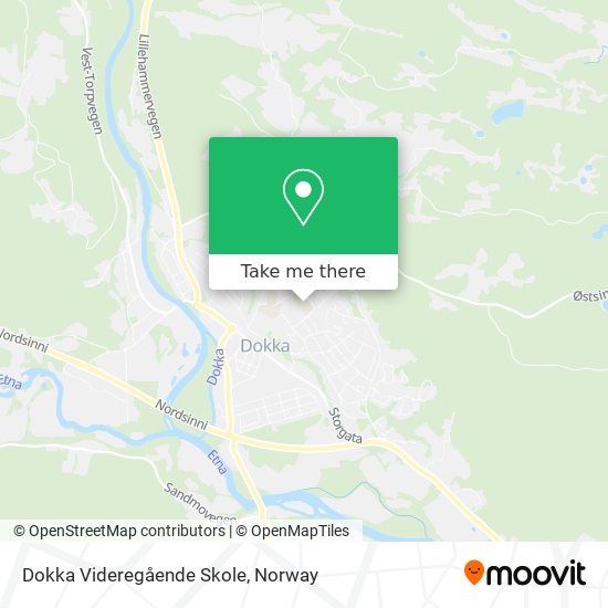 Dokka Videregående Skole map