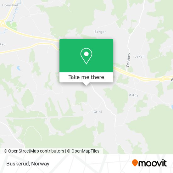 Buskerud map