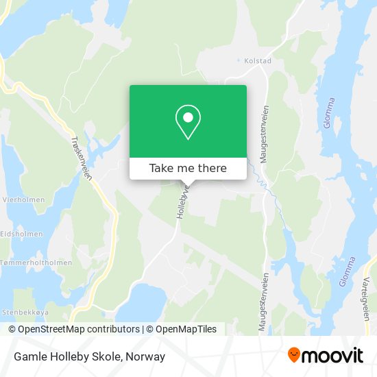 Gamle Holleby Skole map