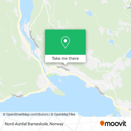 Nord-Aurdal Barneskole map