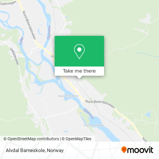 Alvdal Barneskole map