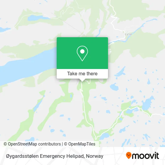 Øygardsstølen Emergency Helipad map