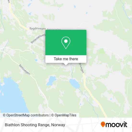 Biathlon Shooting Range map