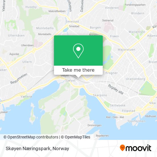 Skøyen Næringspark map