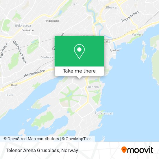 Telenor Arena Grusplass map