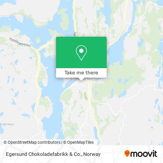 Egersund Chokoladefabrikk & Co. map