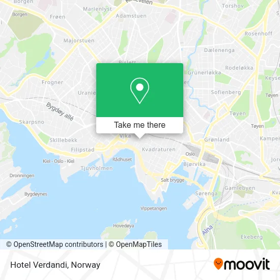 Hotel Verdandi map