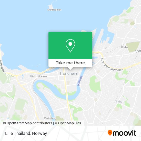 Lille Thailand map