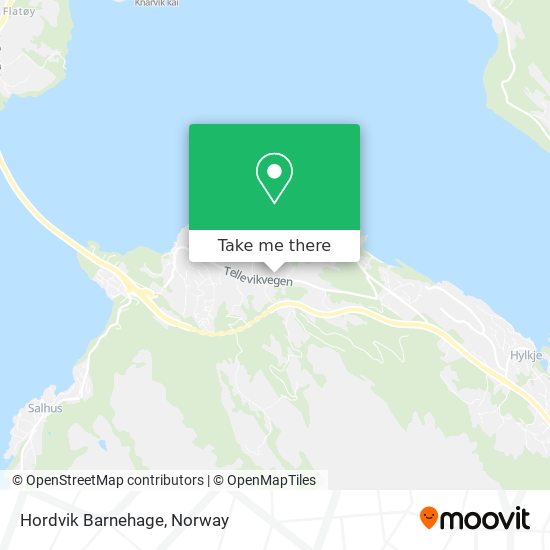 Hordvik Barnehage map