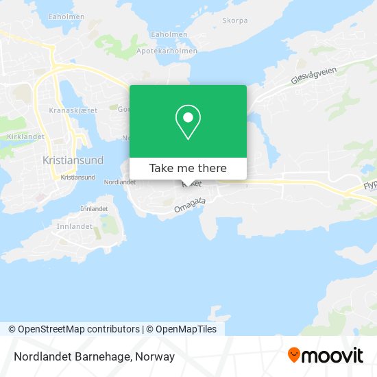 Nordlandet Barnehage map