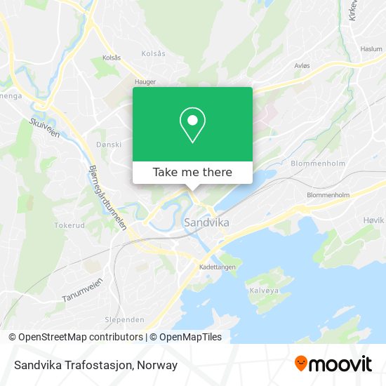 Sandvika Trafostasjon map