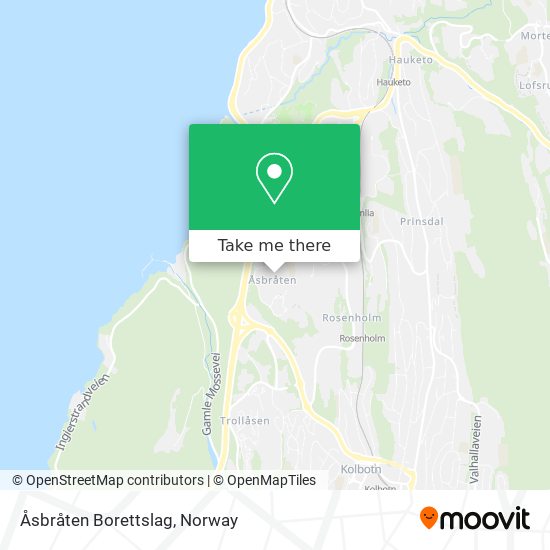 Åsbråten Borettslag map