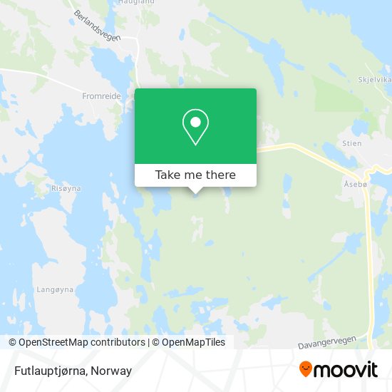 Futlauptjørna map