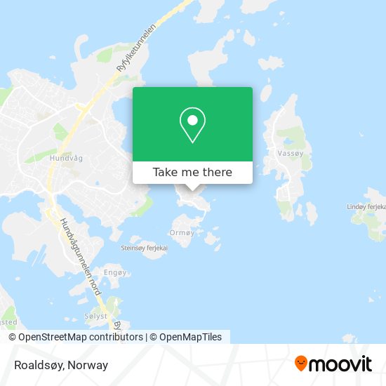 Roaldsøy map