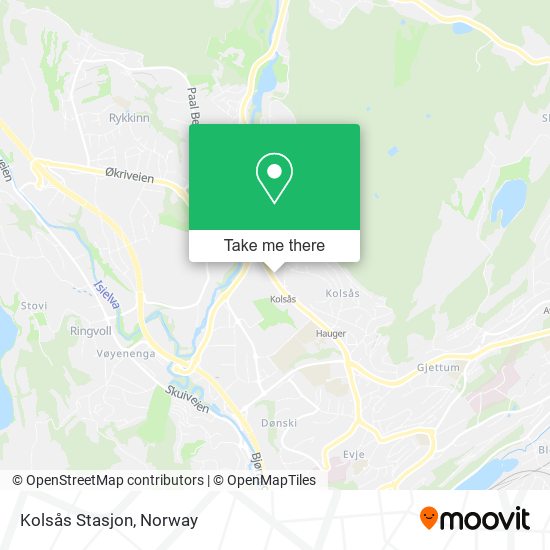 Kolsås Stasjon map