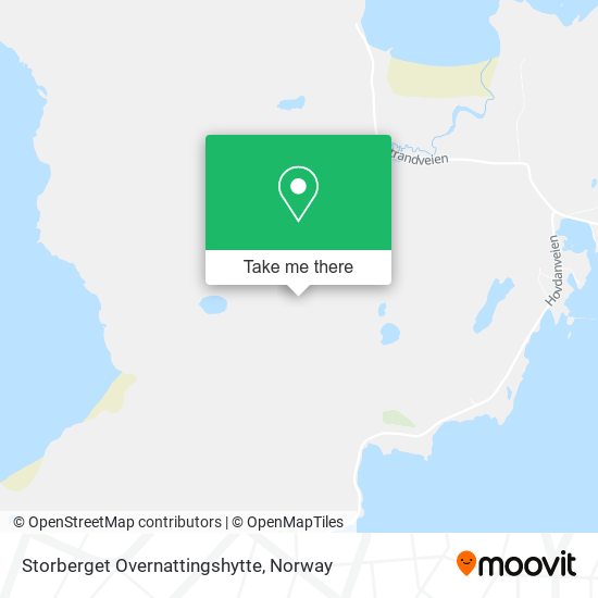 Storberget Overnattingshytte map
