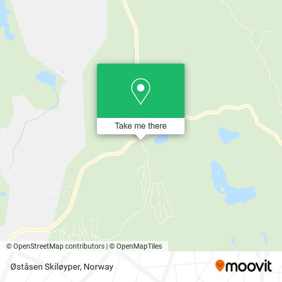 Øståsen Skiløyper map