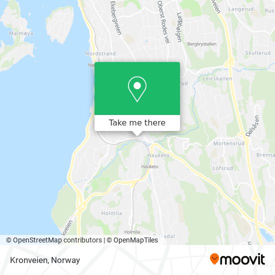 Kronveien map