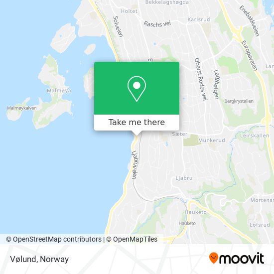 Vølund map