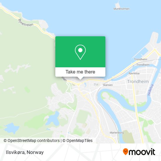 Ilsvikøra map