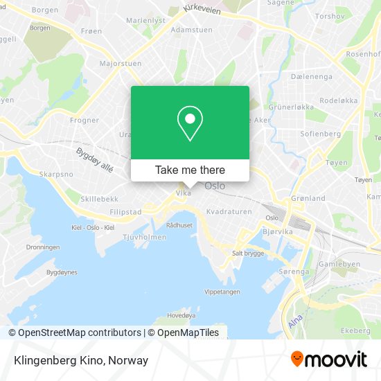 Klingenberg Kino map