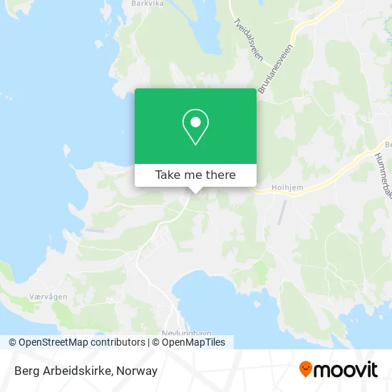 Berg Arbeidskirke map