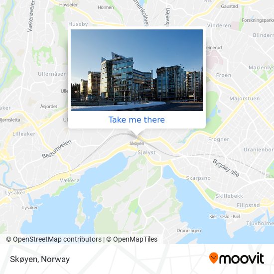 Skøyen map